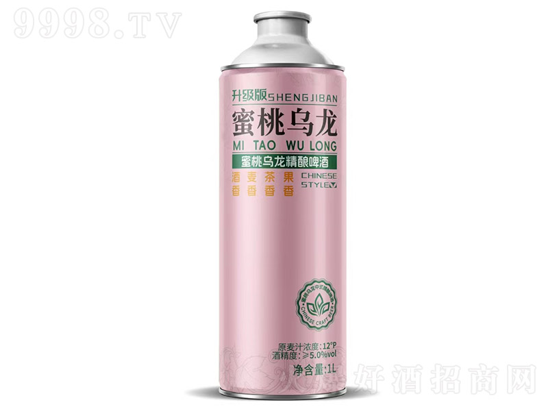 蜜桃烏龍精釀啤酒【12° 1L】